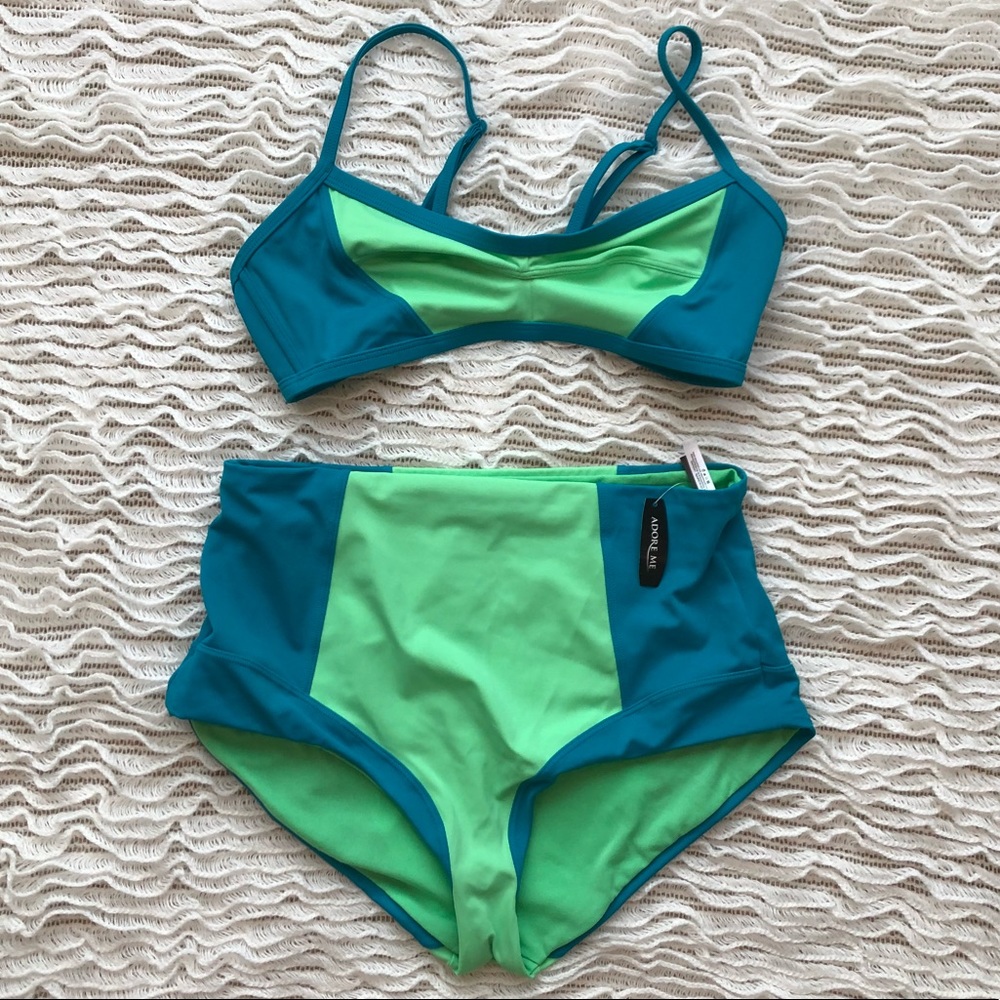 NWT Colorblock Bikini